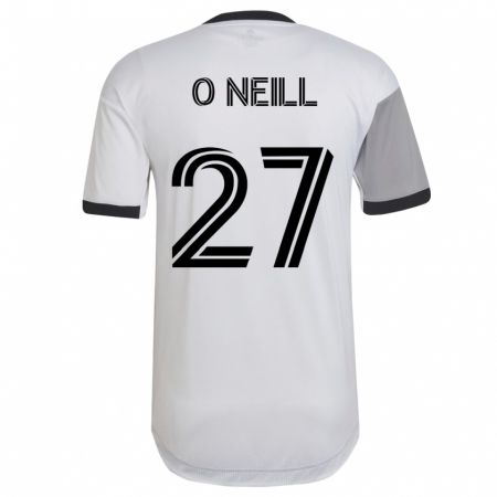 Kandiny Herren Shane O'neill #27 Weiß Auswärtstrikot Trikot 2023/24 T-Shirt