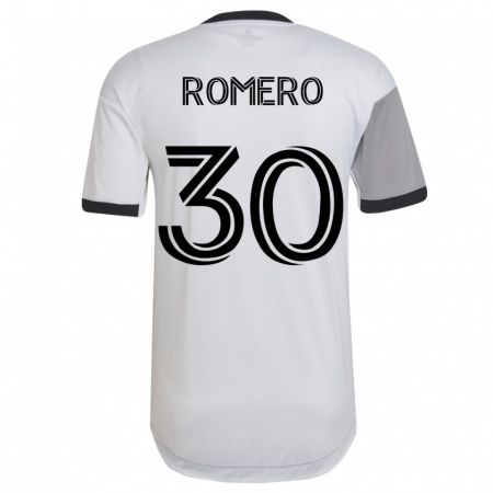 Kandiny Herren Tomás Romero #30 Weiß Auswärtstrikot Trikot 2023/24 T-Shirt