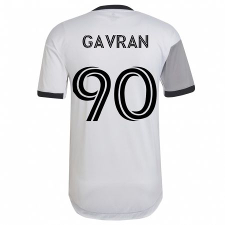Kandiny Herren Luka Gavran #90 Weiß Auswärtstrikot Trikot 2023/24 T-Shirt
