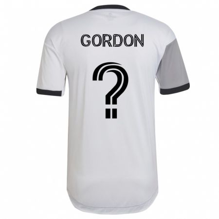 Kandiny Herren Joshua Gordon #0 Weiß Auswärtstrikot Trikot 2023/24 T-Shirt