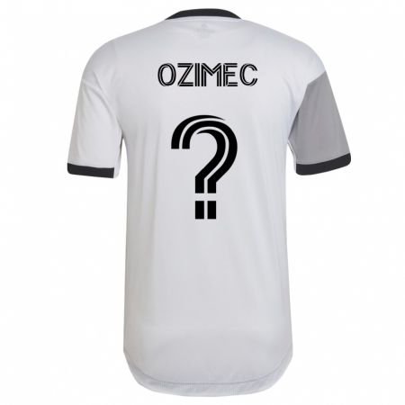 Kandiny Herren Lucas Ozimec #0 Weiß Auswärtstrikot Trikot 2023/24 T-Shirt