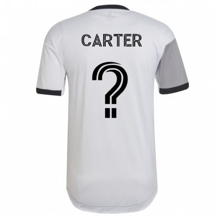 Kandiny Herren Ajahni Carter #0 Weiß Auswärtstrikot Trikot 2023/24 T-Shirt