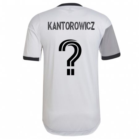 Kandiny Herren Dominic Kantorowicz #0 Weiß Auswärtstrikot Trikot 2023/24 T-Shirt