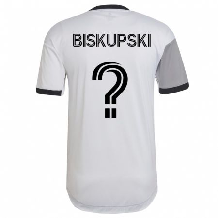 Kandiny Herren Philip Biskupski #0 Weiß Auswärtstrikot Trikot 2023/24 T-Shirt