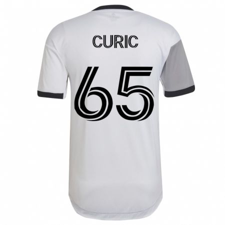 Kandiny Herren Antony Curic #65 Weiß Auswärtstrikot Trikot 2023/24 T-Shirt