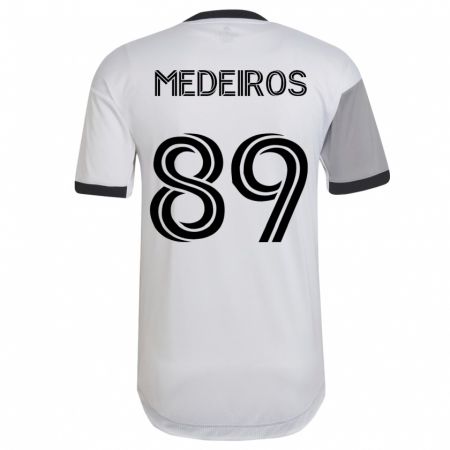 Kandiny Herren Matthew Medeiros #89 Weiß Auswärtstrikot Trikot 2023/24 T-Shirt