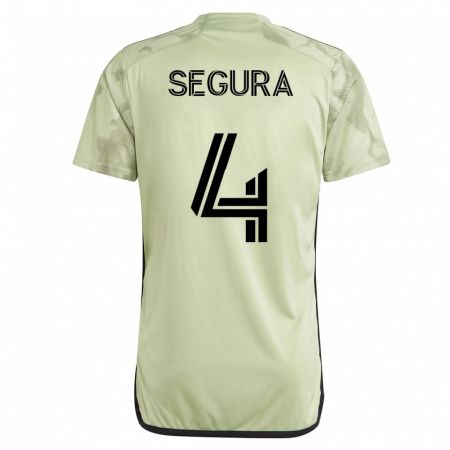 Kandiny Herren Eddie Segura #4 Grün Auswärtstrikot Trikot 2023/24 T-Shirt
