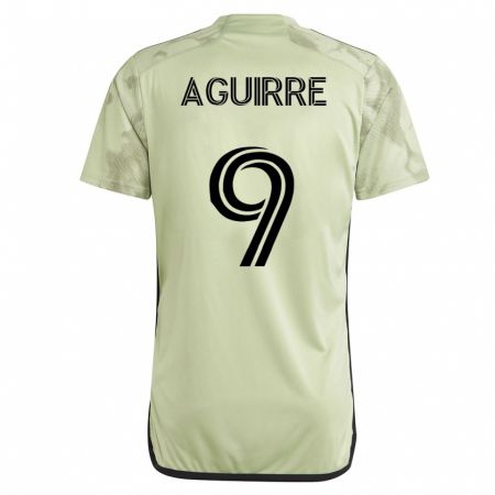 Kandiny Herren Dustin Aguirre #9 Grün Auswärtstrikot Trikot 2023/24 T-Shirt