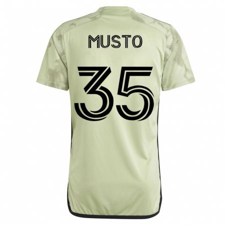 Kandiny Herren Tommy Musto #35 Grün Auswärtstrikot Trikot 2023/24 T-Shirt