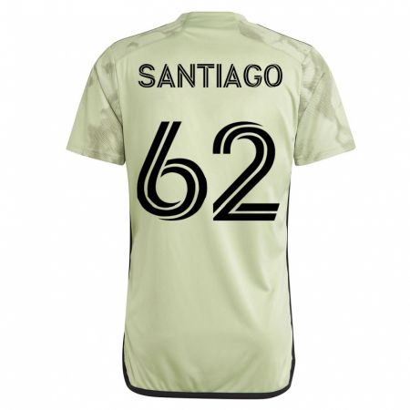 Kandiny Herren Joshua Santiago #62 Grün Auswärtstrikot Trikot 2023/24 T-Shirt