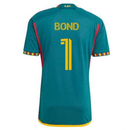 Kandiny Herren Jonathan Bond #1 Grün Auswärtstrikot Trikot 2023/24 T-Shirt