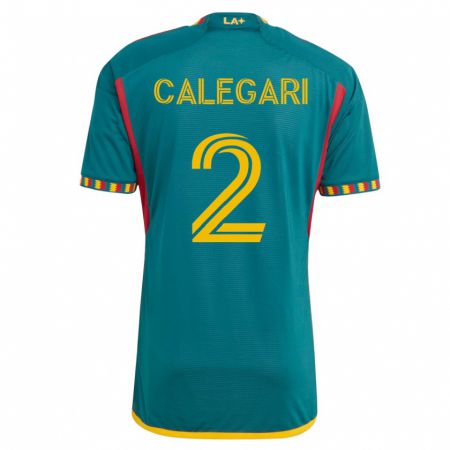 Kandiny Herren Calegari #2 Grün Auswärtstrikot Trikot 2023/24 T-Shirt
