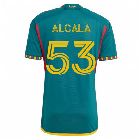 Kandiny Herren Álex Alcalá #53 Grün Auswärtstrikot Trikot 2023/24 T-Shirt