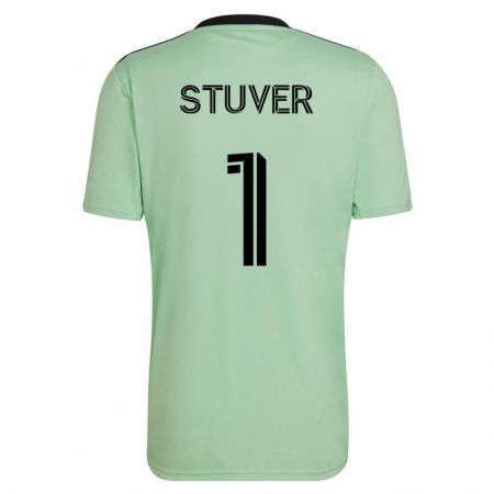 Kandiny Herren Brad Stuver #1 Hellgrün Auswärtstrikot Trikot 2023/24 T-Shirt