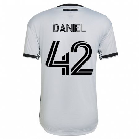 Kandiny Herren Daniel #42 Weiß Auswärtstrikot Trikot 2023/24 T-Shirt