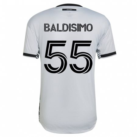 Kandiny Herren Michael Baldisimo #55 Weiß Auswärtstrikot Trikot 2023/24 T-Shirt