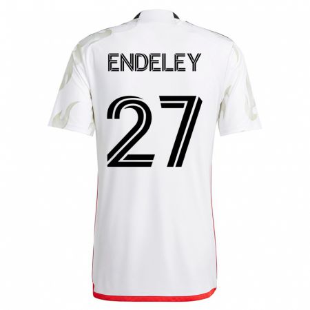 Kandiny Herren Herbert Endeley #27 Weiß Auswärtstrikot Trikot 2023/24 T-Shirt