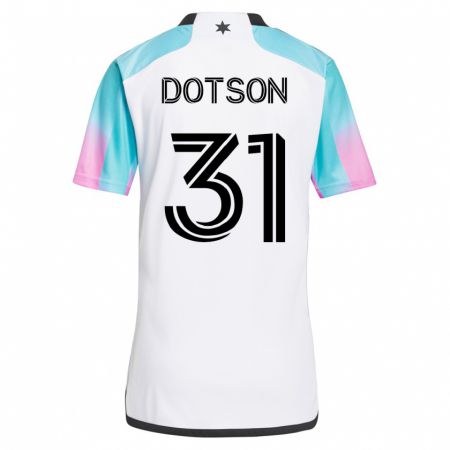 Kandiny Herren Hassani Dotson #31 Weiß Auswärtstrikot Trikot 2023/24 T-Shirt