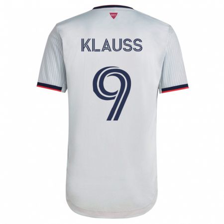 Kandiny Herren João Klauss #9 Weiß Auswärtstrikot Trikot 2023/24 T-Shirt