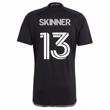 Kandiny Herren Joey Skinner #13 Schwarz Auswärtstrikot Trikot 2023/24 T-Shirt