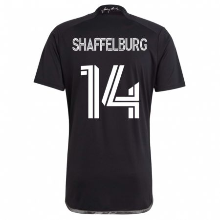 Kandiny Herren Jacob Shaffelburg #14 Schwarz Auswärtstrikot Trikot 2023/24 T-Shirt