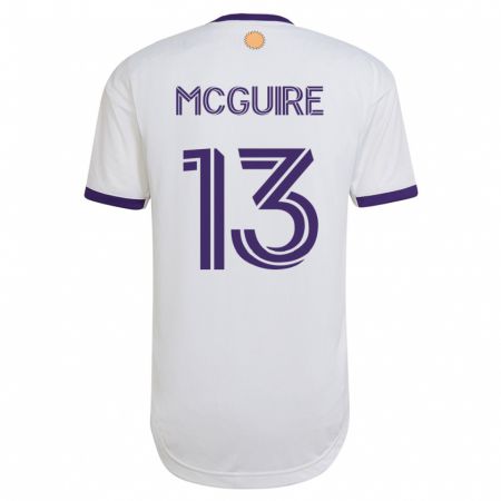 Kandiny Herren Duncan Mcguire #13 Weiß Auswärtstrikot Trikot 2023/24 T-Shirt