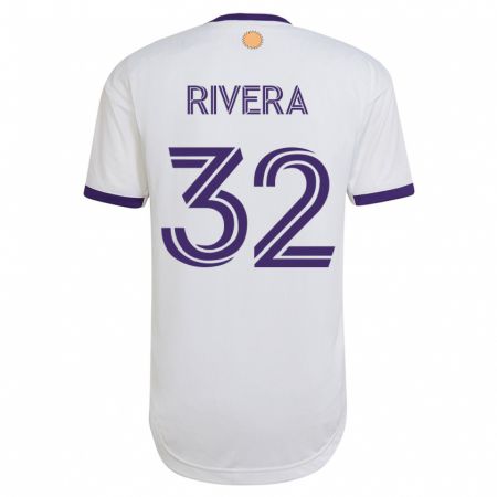 Kandiny Herren Wilfredo Rivera #32 Weiß Auswärtstrikot Trikot 2023/24 T-Shirt