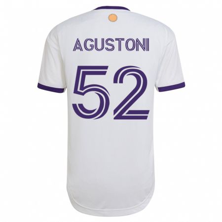 Kandiny Herren Gonzalo Agustoni #52 Weiß Auswärtstrikot Trikot 2023/24 T-Shirt