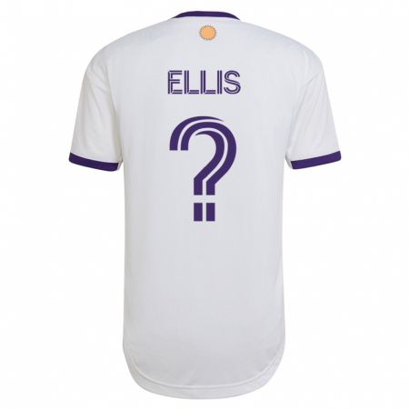 Kandiny Herren Justin Ellis #0 Weiß Auswärtstrikot Trikot 2023/24 T-Shirt
