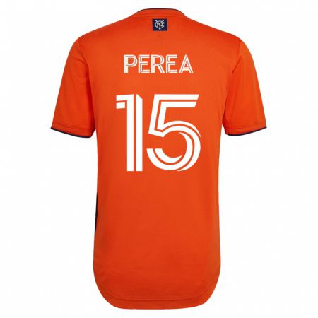 Kandiny Herren Andrés Perea #15 Schwarz Auswärtstrikot Trikot 2023/24 T-Shirt