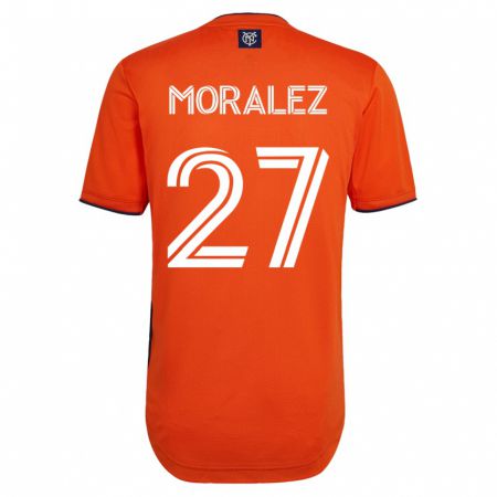 Kandiny Herren Maxi Moralez #27 Schwarz Auswärtstrikot Trikot 2023/24 T-Shirt