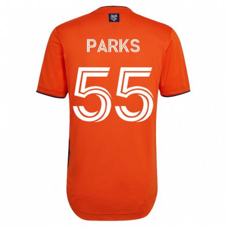 Kandiny Herren Keaton Parks #55 Schwarz Auswärtstrikot Trikot 2023/24 T-Shirt
