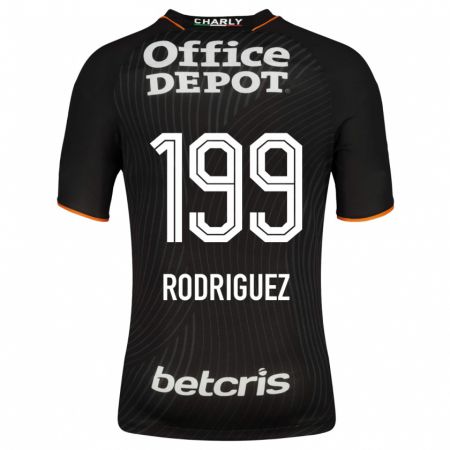 Kandiny Herren Miguel Rodríguez #199 Schwarz Auswärtstrikot Trikot 2023/24 T-Shirt