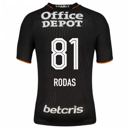 Kandiny Herren Carlos Rodas #81 Schwarz Auswärtstrikot Trikot 2023/24 T-Shirt