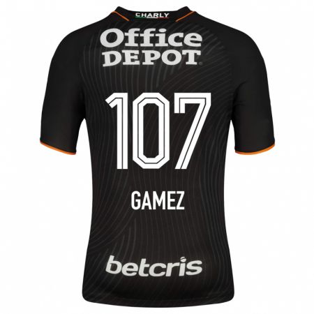 Kandiny Herren Sergio Gámez #107 Schwarz Auswärtstrikot Trikot 2023/24 T-Shirt