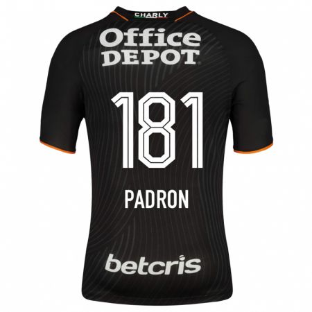 Kandiny Herren Romeo Padrón #181 Schwarz Auswärtstrikot Trikot 2023/24 T-Shirt