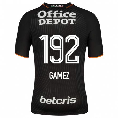 Kandiny Herren Jonathan Gámez #192 Schwarz Auswärtstrikot Trikot 2023/24 T-Shirt