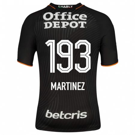 Kandiny Herren Pedro Martínez #193 Schwarz Auswärtstrikot Trikot 2023/24 T-Shirt