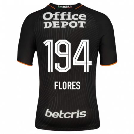 Kandiny Herren Jason Flores #194 Schwarz Auswärtstrikot Trikot 2023/24 T-Shirt