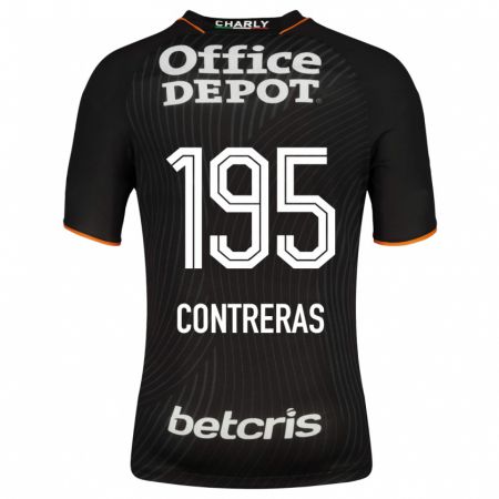 Kandiny Herren Ari Contreras #195 Schwarz Auswärtstrikot Trikot 2023/24 T-Shirt
