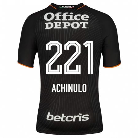 Kandiny Herren Princewill Achinulo #221 Schwarz Auswärtstrikot Trikot 2023/24 T-Shirt