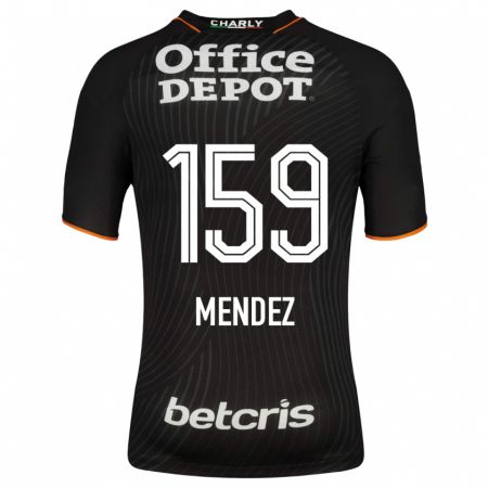 Kandiny Herren Daniel Méndez #159 Schwarz Auswärtstrikot Trikot 2023/24 T-Shirt