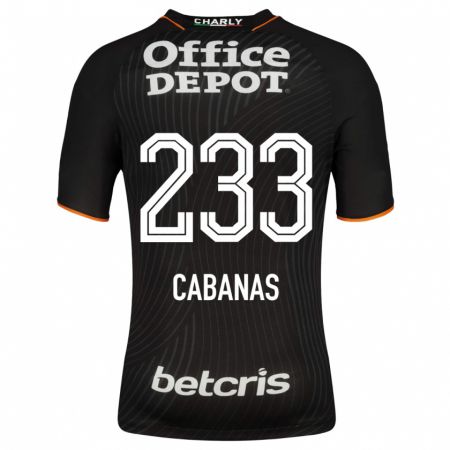 Kandiny Herren Mauricio Cabañas #233 Schwarz Auswärtstrikot Trikot 2023/24 T-Shirt