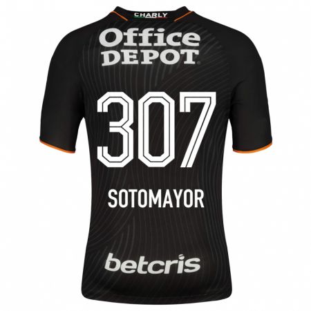 Kandiny Herren Jacob Sotomayor #307 Schwarz Auswärtstrikot Trikot 2023/24 T-Shirt