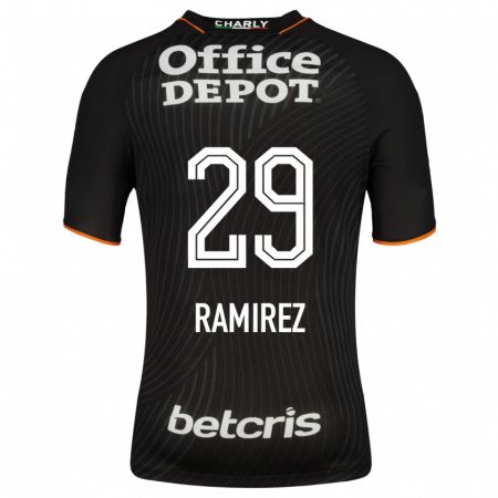 Kandiny Herren Elliana Ramirez #29 Schwarz Auswärtstrikot Trikot 2023/24 T-Shirt