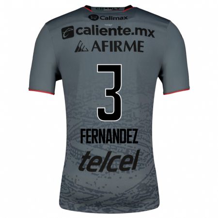 Kandiny Herren Rafael Fernández #3 Grau Auswärtstrikot Trikot 2023/24 T-Shirt