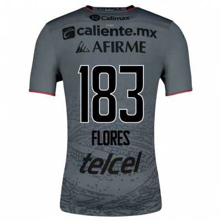 Kandiny Herren Abraham Flores #183 Grau Auswärtstrikot Trikot 2023/24 T-Shirt