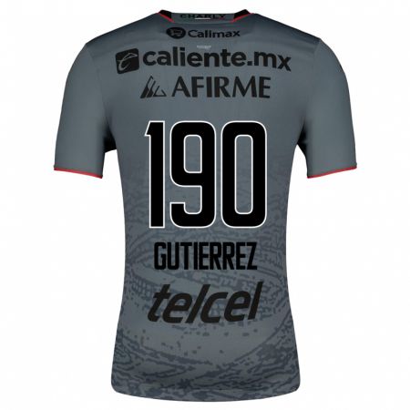 Kandiny Herren Dayán Gutiérrez #190 Grau Auswärtstrikot Trikot 2023/24 T-Shirt