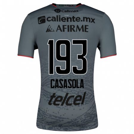 Kandiny Herren Axel Casasola #193 Grau Auswärtstrikot Trikot 2023/24 T-Shirt