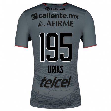 Kandiny Herren Héctor Urías #195 Grau Auswärtstrikot Trikot 2023/24 T-Shirt